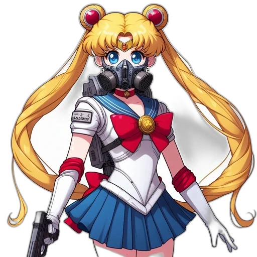robot, mask, weapon, staff transparent PNG cut-out