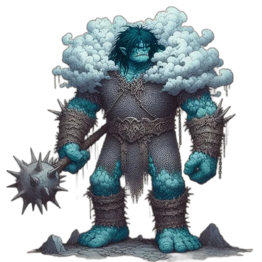 creature, staff, fantasy art, concept art transparent PNG cut-out