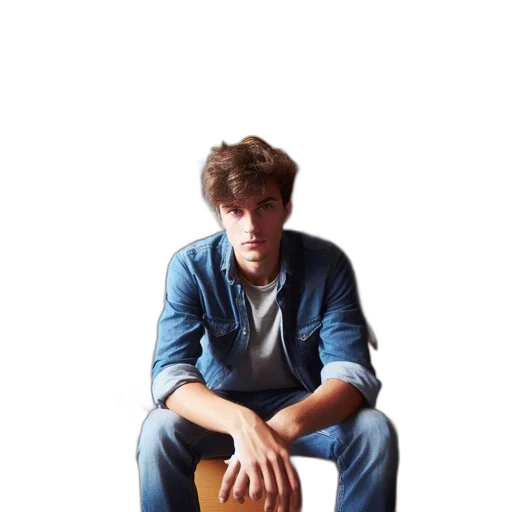 jacket, furniture, shoes, hair transparent PNG cut-out