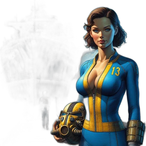 concept art, comic book art, fantasy art, female transparent PNG cut-out