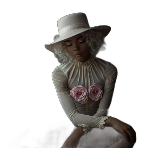 hat, dress, face, mask transparent PNG cut-out