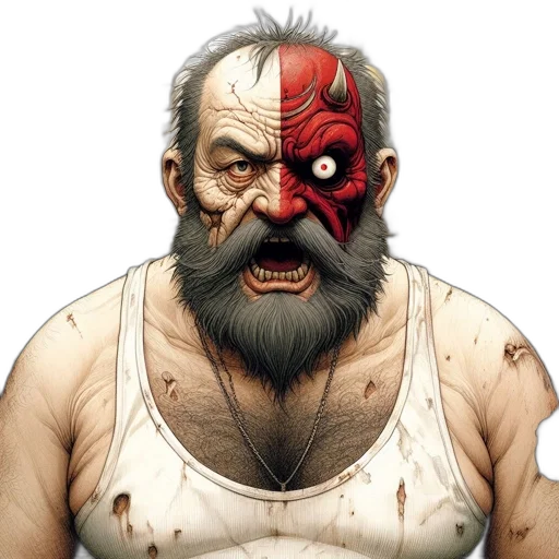mask, face, concept art, comic book art transparent PNG cut-out