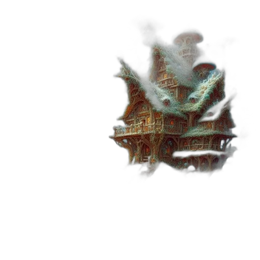 dragon, crown, weapon, creature transparent PNG cut-out