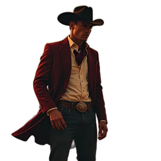 jacket, hat, concept art, comic book art transparent PNG cut-out