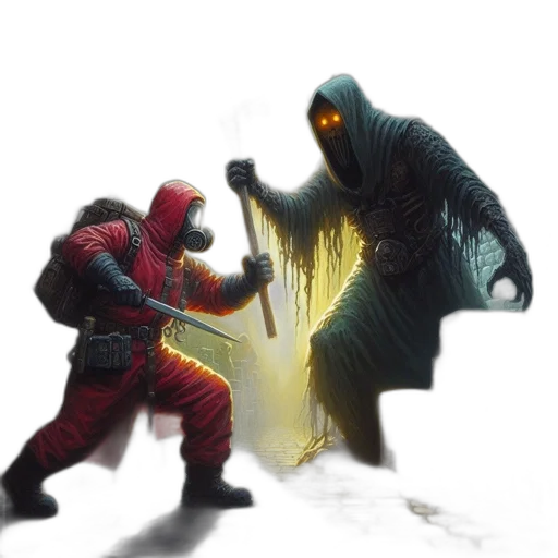creature, weapon, mask, sword transparent PNG cut-out