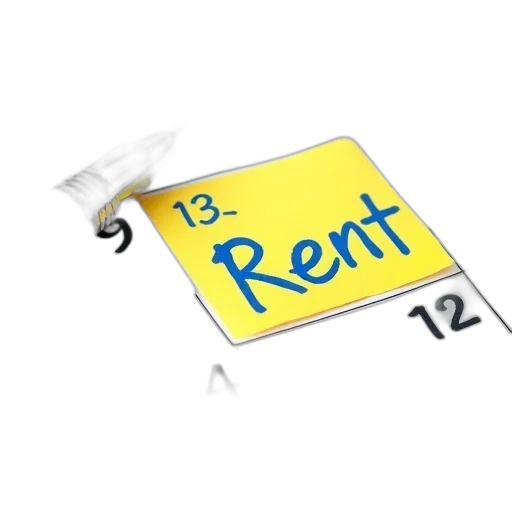 3d render, calendar, page, date transparent PNG cut-out