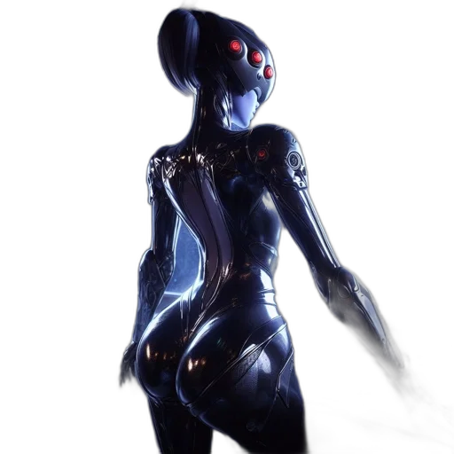 robot, dress, mask, creature transparent PNG cut-out