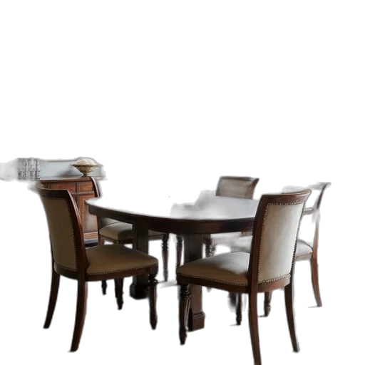 furniture, 3d render, photorealistic, earth tones transparent PNG cut-out