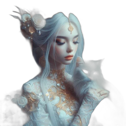 dress, crown, dragon, mask transparent PNG cut-out