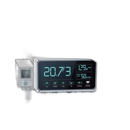 modern, digital, dashboard, clock transparent PNG cut-out