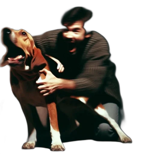 animal, creature, jacket, staff transparent PNG cut-out