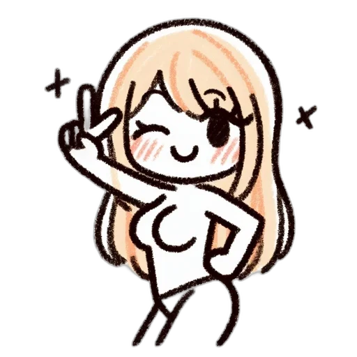 hair, creature, staff, cartoon transparent PNG cut-out
