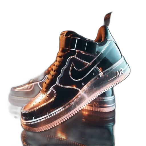 shoes, 3d render, concept art, photorealistic transparent PNG cut-out