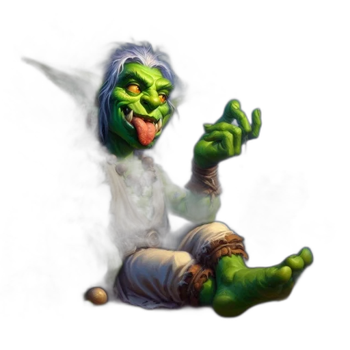 creature, mask, staff, face transparent PNG cut-out