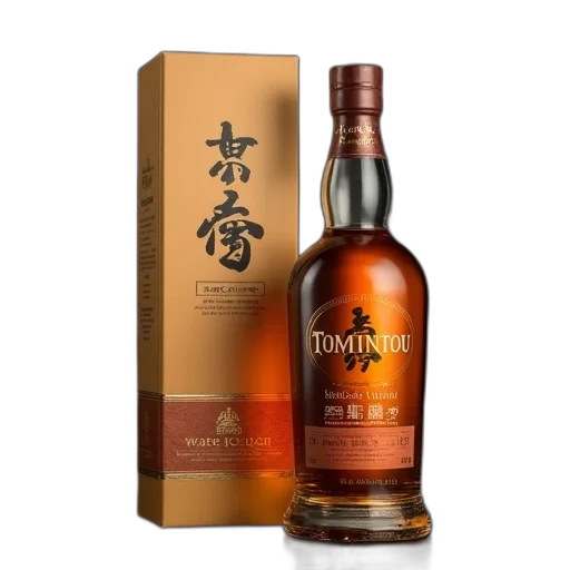 bottle, tomintou, single, malt transparent PNG cut-out