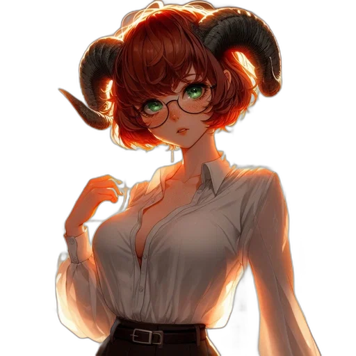 staff, dress, creature, face transparent PNG cut-out
