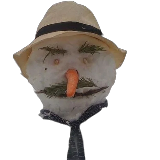 hat, staff, mask, face transparent PNG cut-out