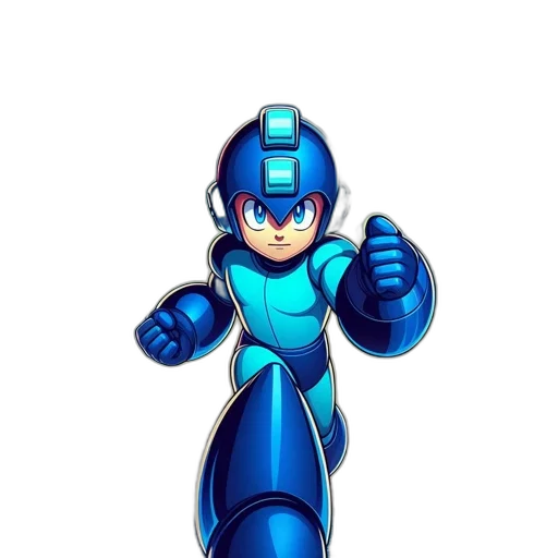 robot, concept art, pixel art, 3d render transparent PNG cut-out