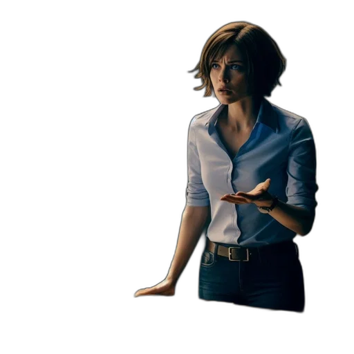 jacket, dress, staff, jewelry transparent PNG cut-out