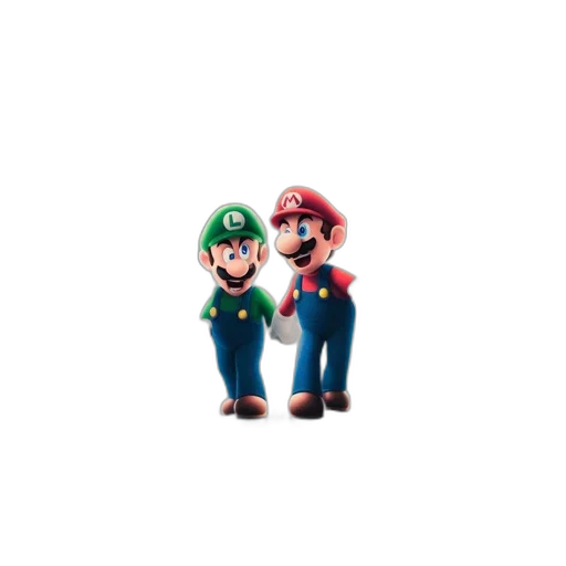 hat, staff, pixel art, 3d render transparent PNG cut-out