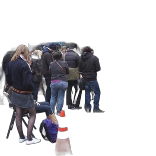 umbrella, staff, jacket, 3d render transparent PNG cut-out