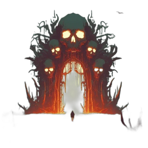 mask, creature, crown, concept art transparent PNG cut-out