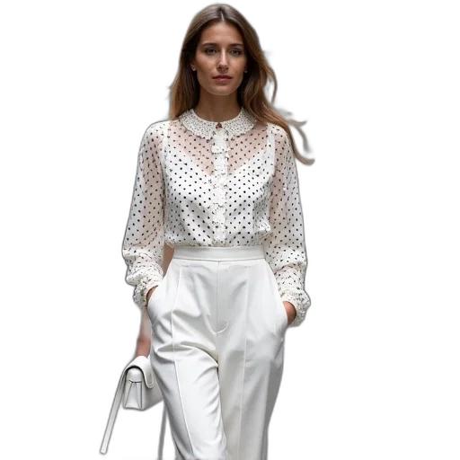 monochrome, guest, wears, white transparent PNG cut-out