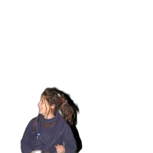 jacket, creature, dress, staff transparent PNG cut-out