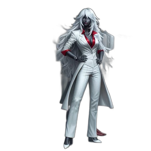 jacket, concept art, 3d render, monochrome transparent PNG cut-out
