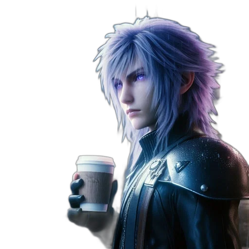 dragon, hair, concept art, 3d render transparent PNG cut-out