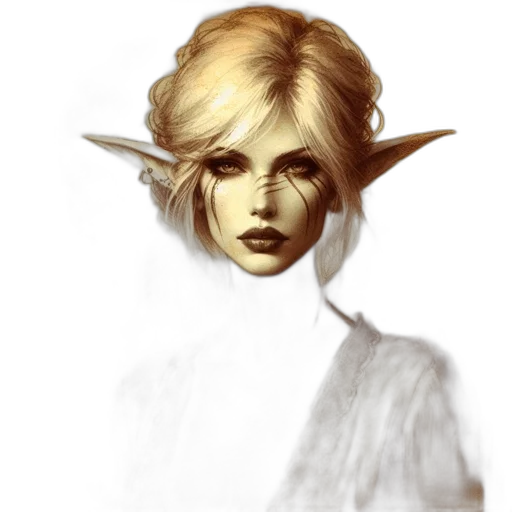 face, mask, staff, fantasy art transparent PNG cut-out