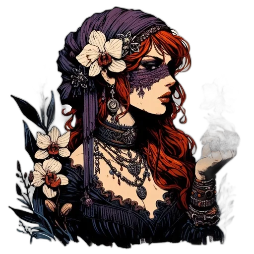 crown, flower, dress, jewelry transparent PNG cut-out