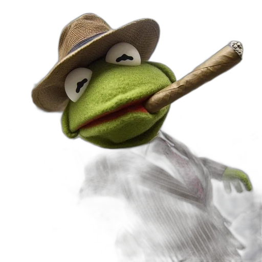hat, staff, animal, creature transparent PNG cut-out