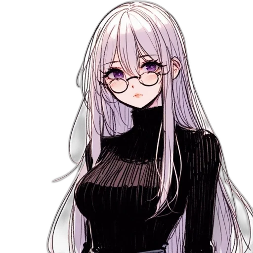 dress, hair, staff, jacket transparent PNG cut-out