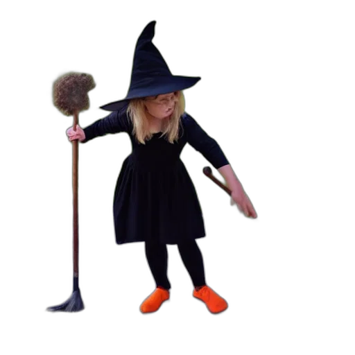staff, hat, creature, weapon transparent PNG cut-out