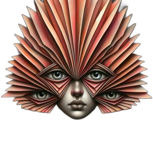 mask, face, crown, hair transparent PNG cut-out