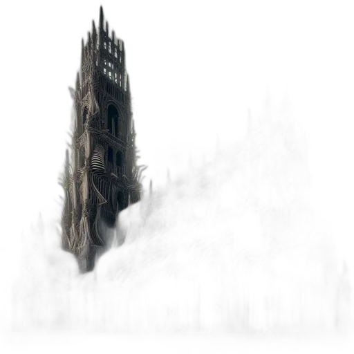 building, dragon, face, robot transparent PNG cut-out