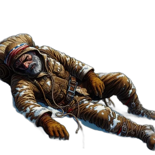 jacket, creature, concept art, comic book art transparent PNG cut-out