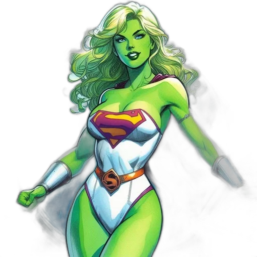 comic book art, concept art, fantasy art, cartoon transparent PNG cut-out