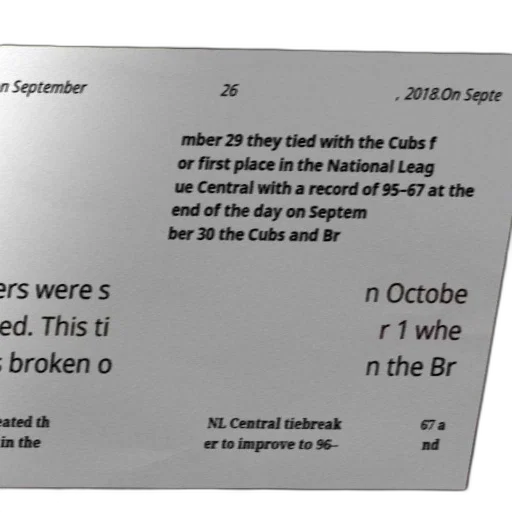 september, 2018, cubs, tied transparent PNG cut-out
