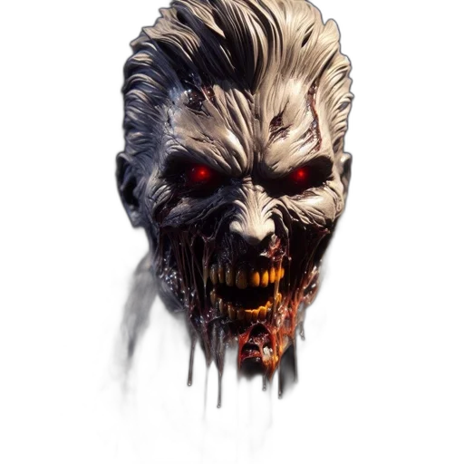 face, mask, creature, concept art transparent PNG cut-out