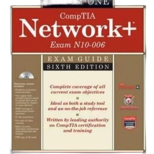 book, cover, comptia, network transparent PNG cut-out