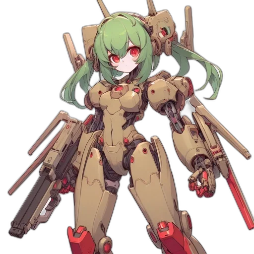 weapon, robot, concept art, anime transparent PNG cut-out
