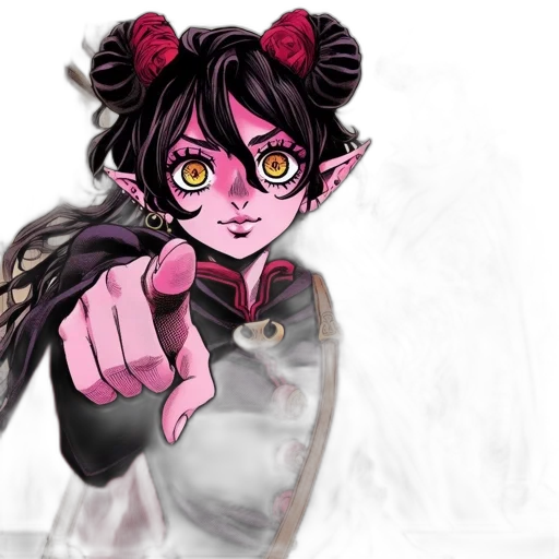 creature, staff, concept art, anime transparent PNG cut-out