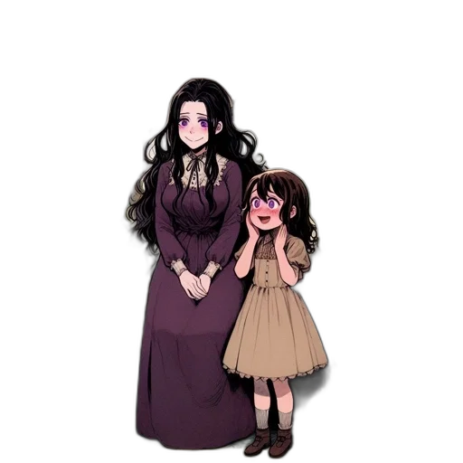 dress, concept art, pixel art, cartoon transparent PNG cut-out