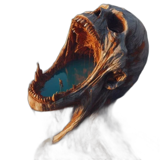 mask, dragon, creature, face transparent PNG cut-out