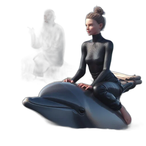 dress, concept art, fantasy art, 3d render transparent PNG cut-out