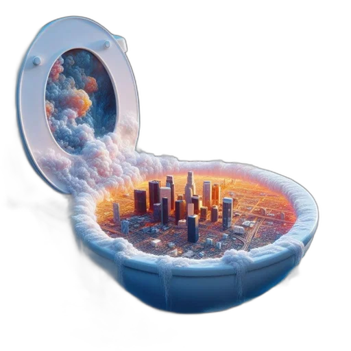 concept art, 3d render, outer space, underwater transparent PNG cut-out