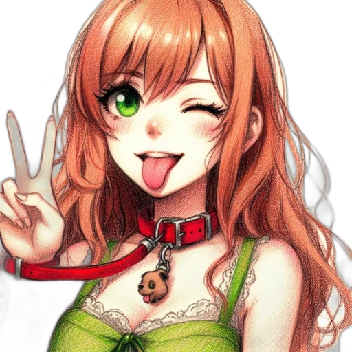 staff, face, dress, anime transparent PNG cut-out