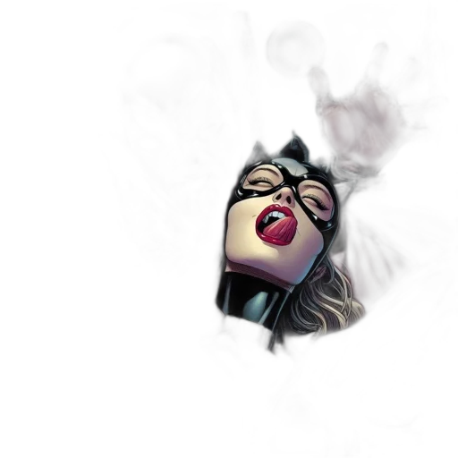 mask, concept art, comic book art, pixel art transparent PNG cut-out